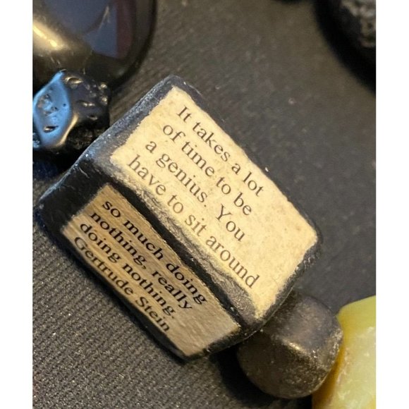 Chunky Gem Boho style bracelet 7" to 8" stretch -ASIS w/quotes - Picture 5 of 6